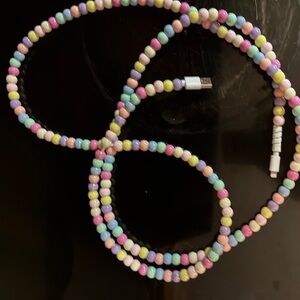 Colorful Beaded Kids Charging Cable